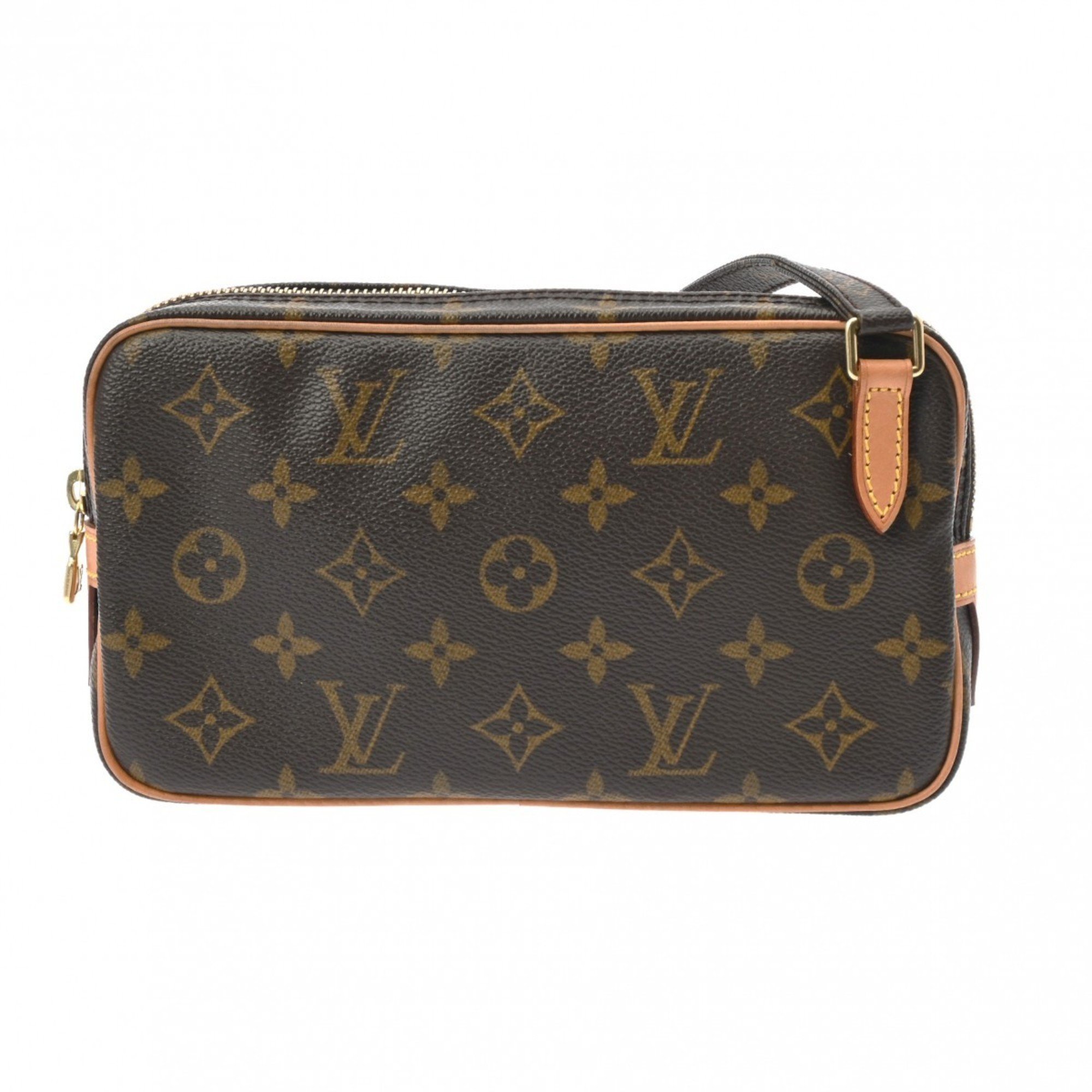 LOUIS VUITTON Louis Vuitton Monogram Marly Bandouliere Brown M51828 Women's Canvas Shoulder Bag