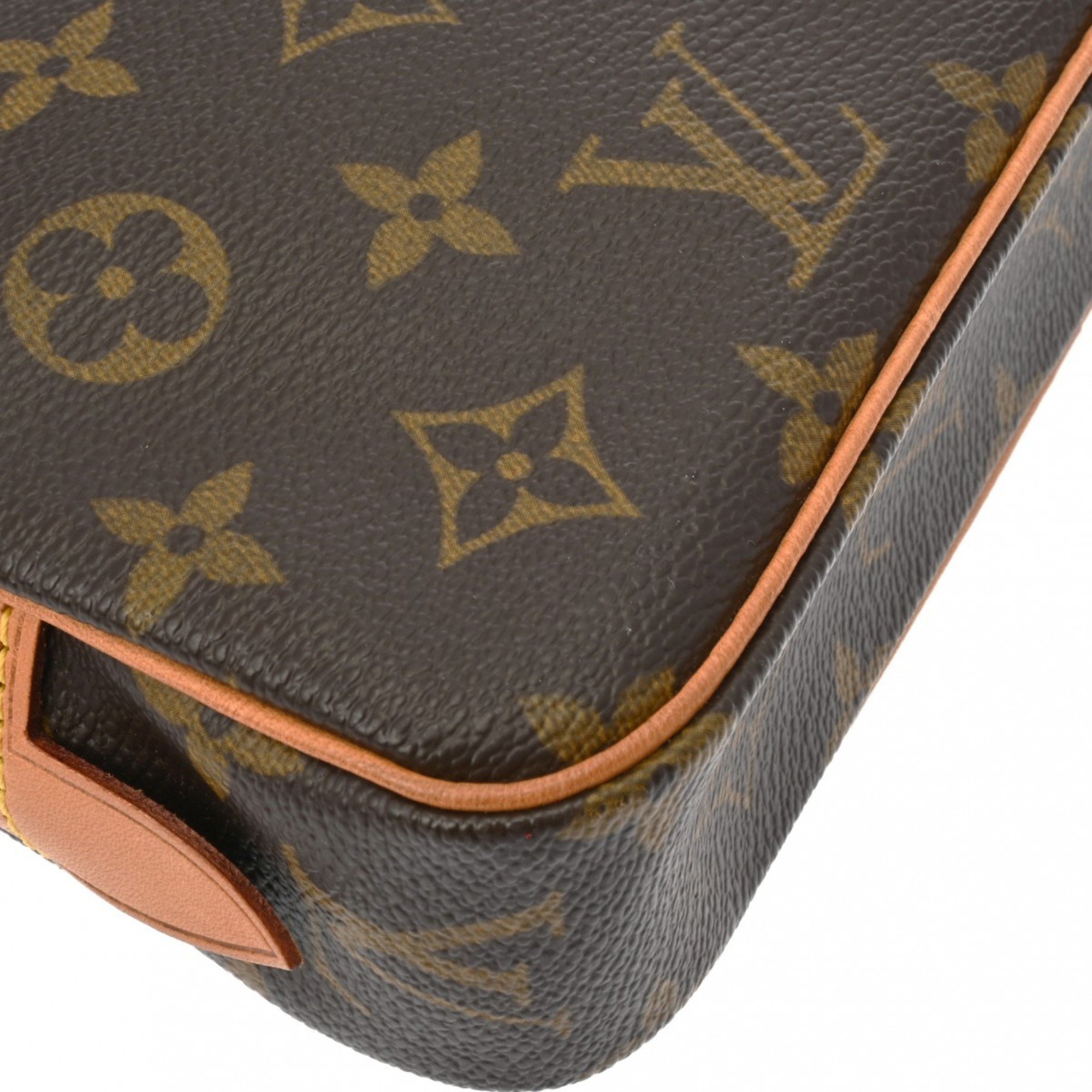 LOUIS VUITTON Louis Vuitton Monogram Marly Bandouliere Brown M51828 Women's Canvas Shoulder Bag