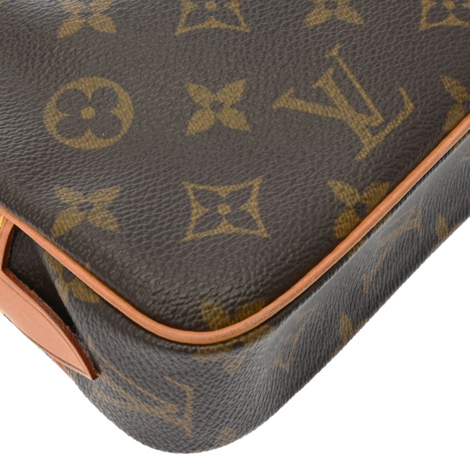 LOUIS VUITTON Louis Vuitton Monogram Marly Bandouliere Brown M51828 Women's Canvas Shoulder Bag