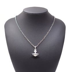 Vivienne Westwood Tiny Orb Necklace for Women, Metal, Rhinestone