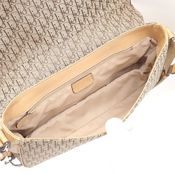 Christian Dior Shoulder Bag for Women, Beige Canvas Leather Trotter