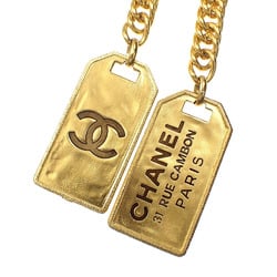 Chanel Plate Necklace for Women GP Coco Mark F20C