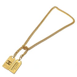 Chanel Plate Necklace for Women GP Coco Mark F20C