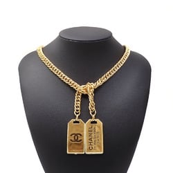 Chanel Plate Necklace for Women GP Coco Mark F20C