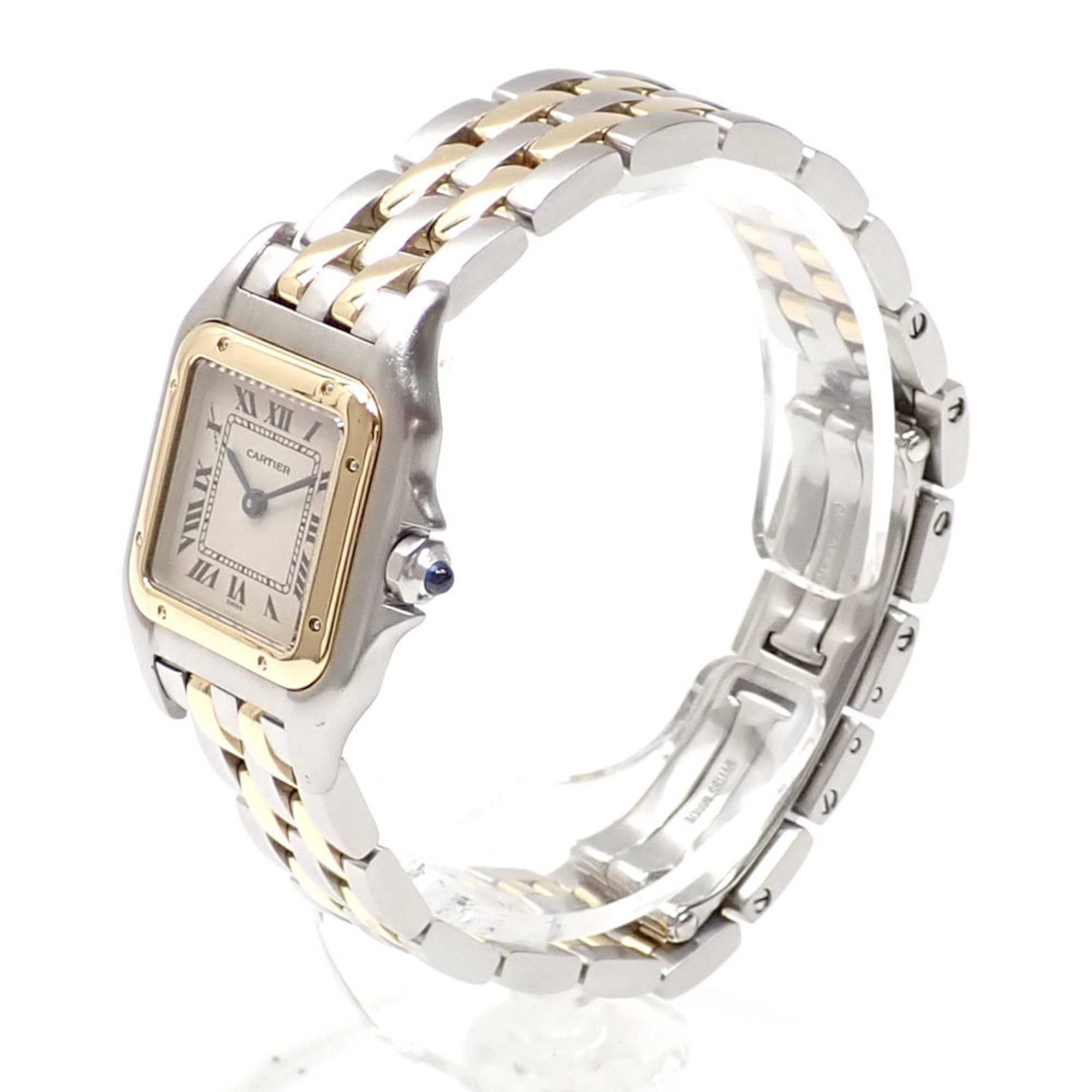 Cartier Watch Panthere SM Ladies Quartz SS K18YG W25029B6 Battery Operated