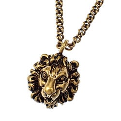 Gucci Design Necklace for Women and Men 410673 GP Lion Head