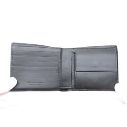 Bottega Veneta Bi-fold Wallet Intrecciato Coin Purse for Men in Dark Green Calf Leather 749412