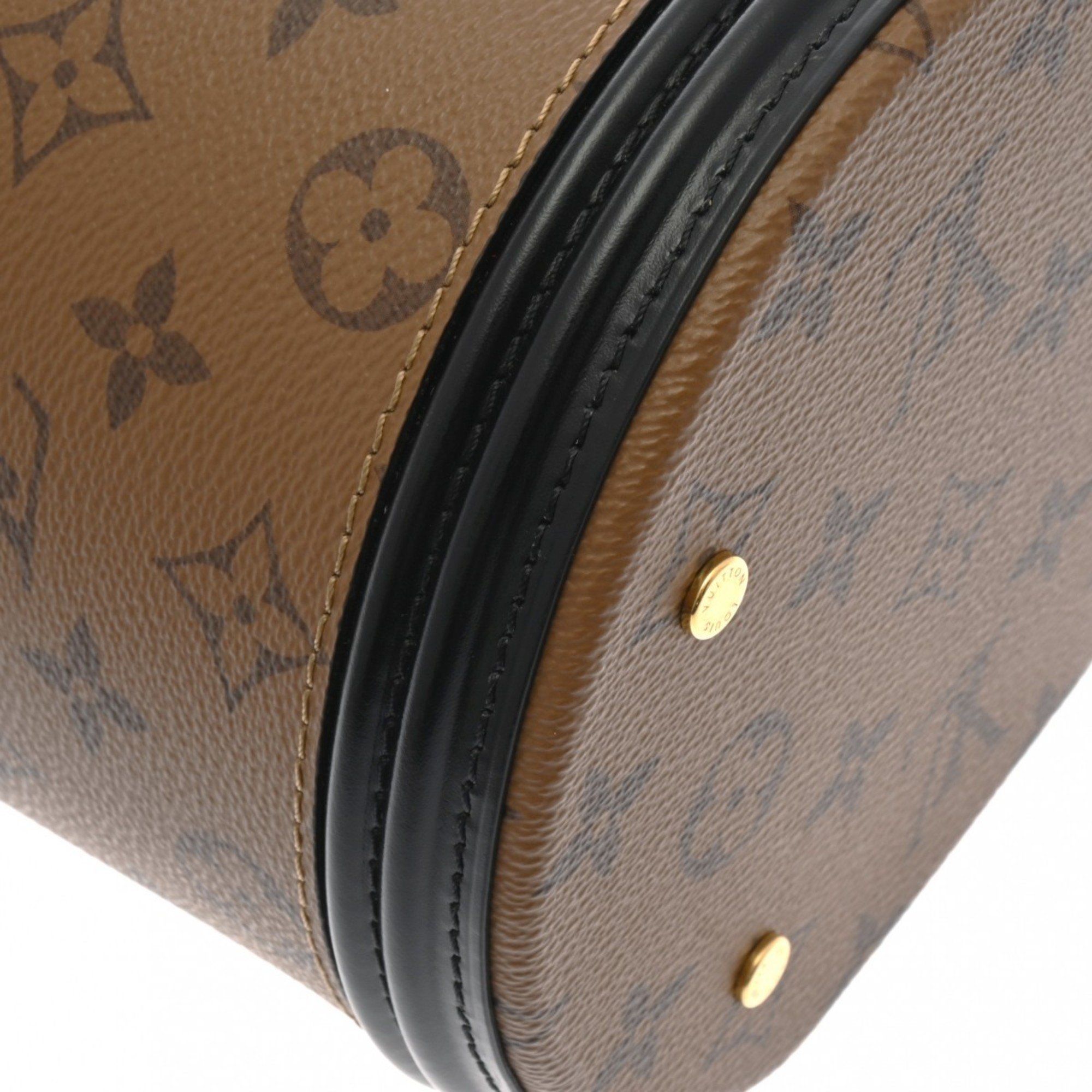 LOUIS VUITTON Louis Vuitton Monogram Reverse Cannes Brown M43986 Women's Canvas Bag