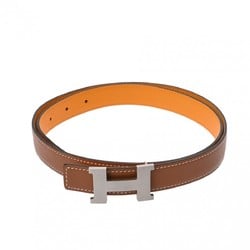 HERMES Constance H Belt 85 Gold/Jaune D'or □P Stamp (around 2012) Men's Evercolor Epsom