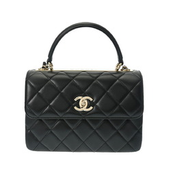 CHANEL Flap Bag Trendy CC Black A92236 Women's Lambskin Handbag