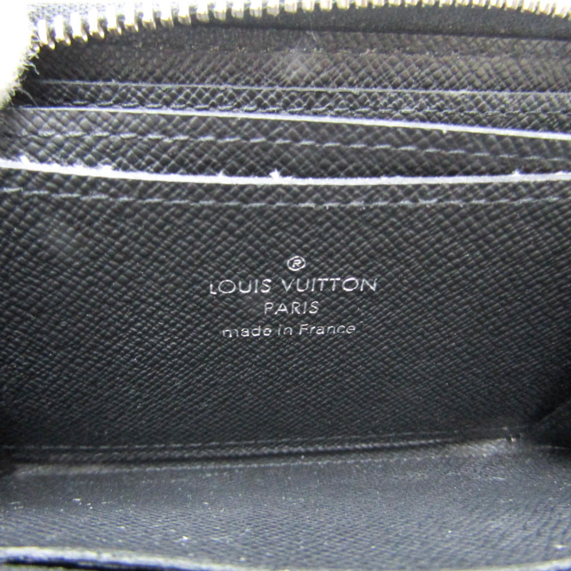 Louis Vuitton Taiga Zippy-coin-purse M30511 Men's Taiga Leather Coin Purse/coin Case Ardoise