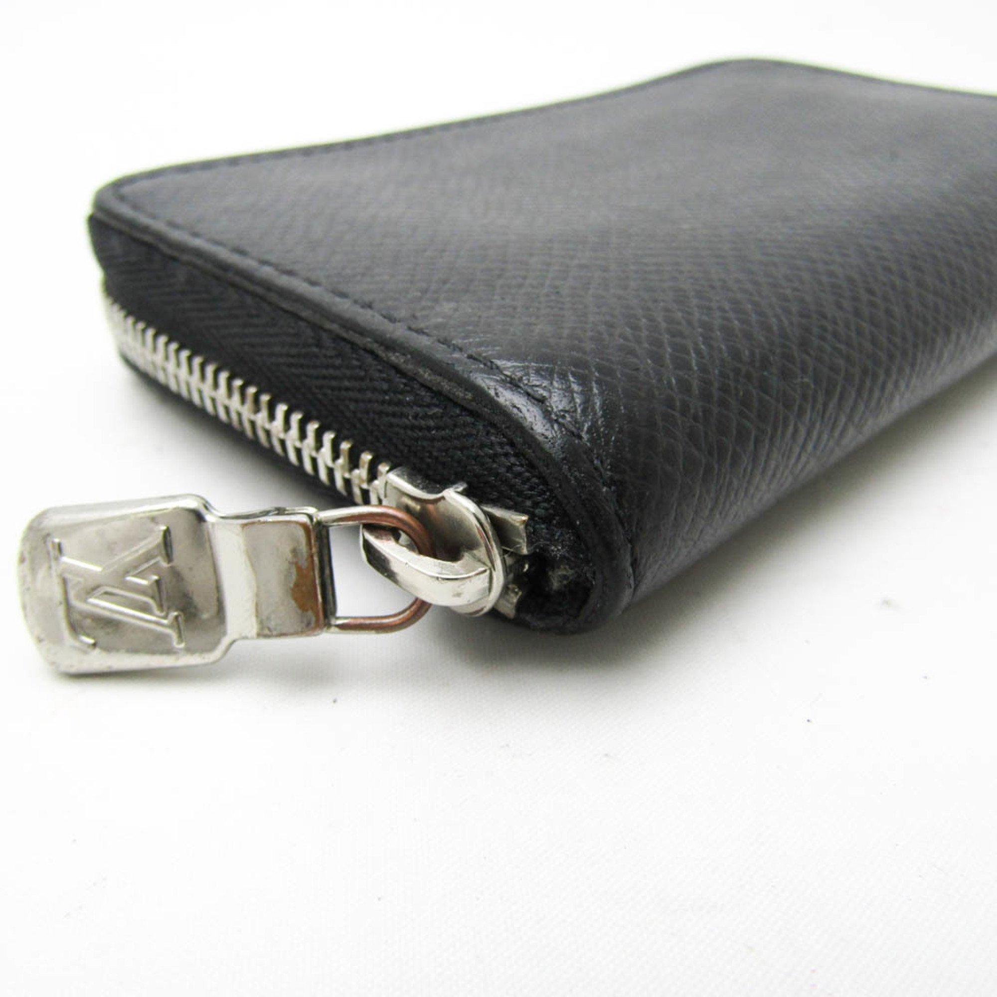 Louis Vuitton Taiga Zippy-coin-purse M30511 Men's Taiga Leather Coin Purse/coin Case Ardoise