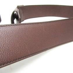 Hermes H-belt Men's Leather Standard Belt Dark Brown