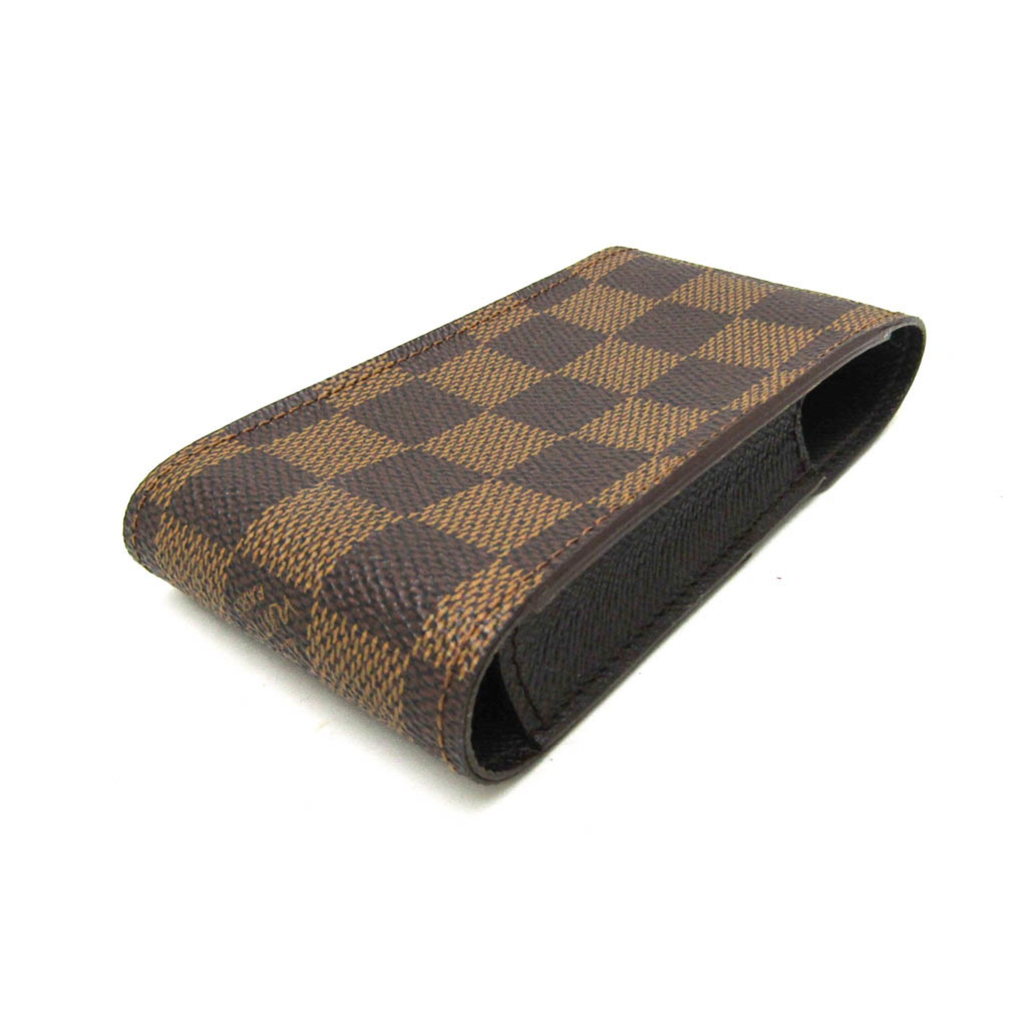 Louis Vuitton Damier Cigarette Case Damier Canvas Ebene Cigarette Case N63024