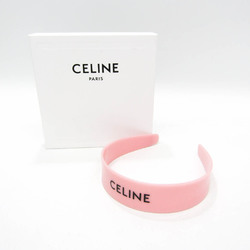 Celine Monochrome Headband Plastic Women's Alice Band Pink