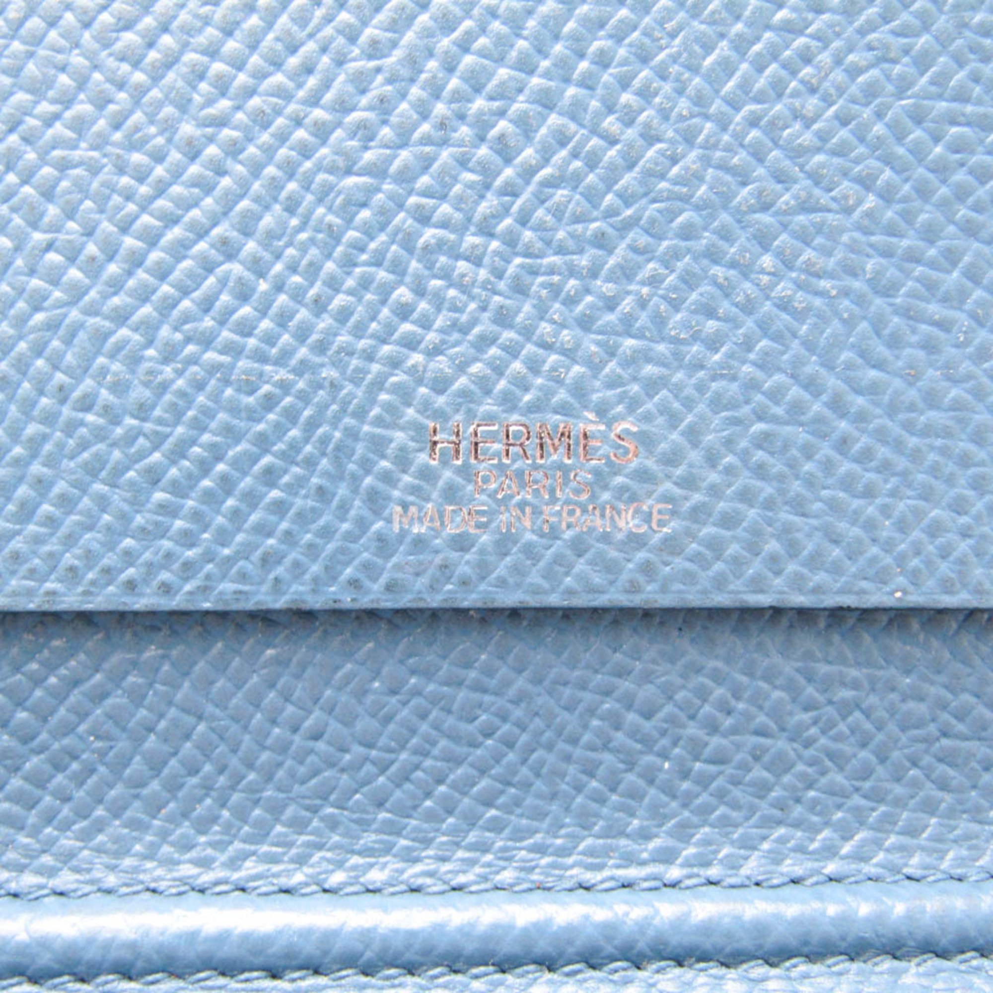 Hermes Agenda Pocket Size Planner Cover Blue Jean Vision