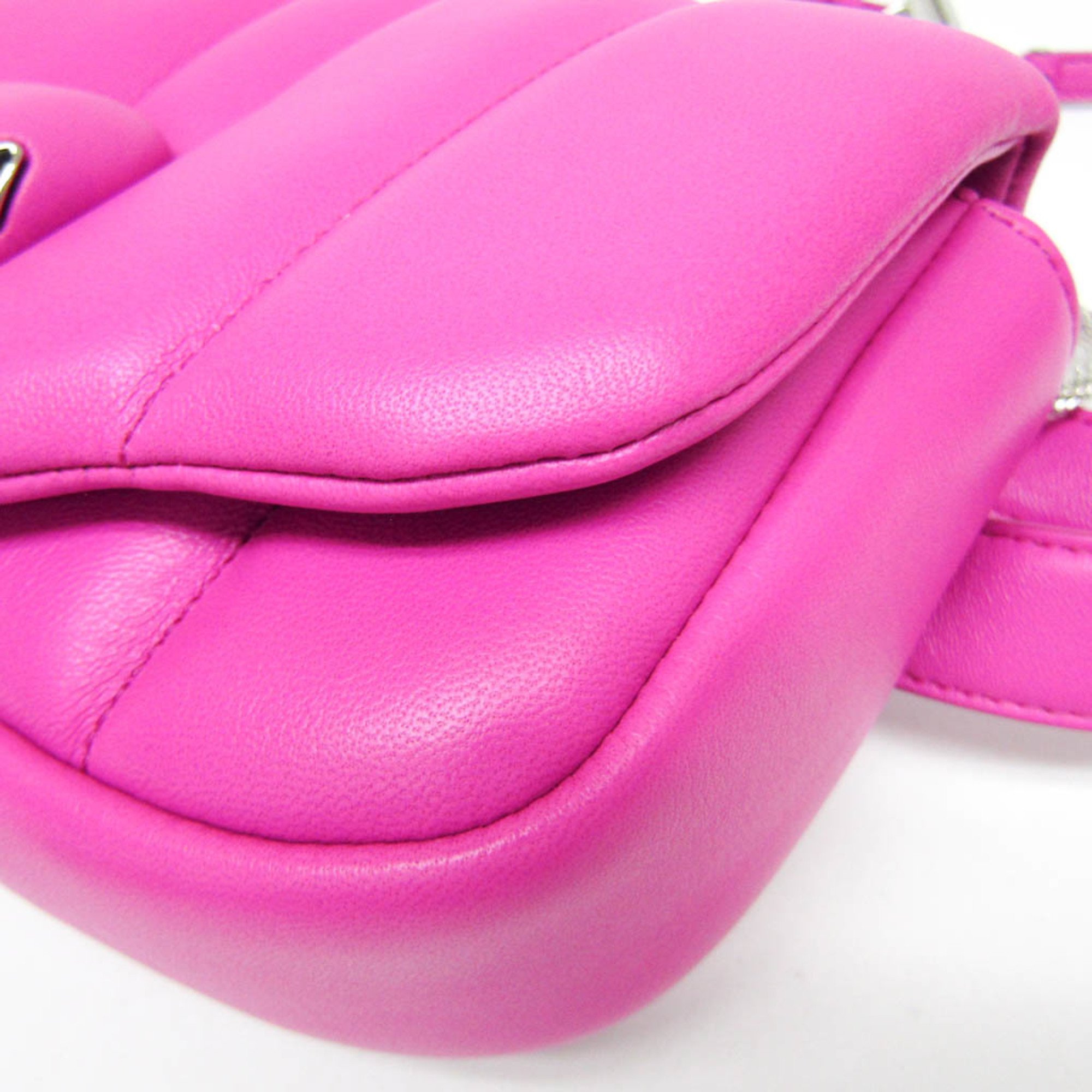 Bvlgari AMBUSH Collaboration Serpenti Belt Bag Women's Leather Fanny Pack,Shoulder Bag Pink