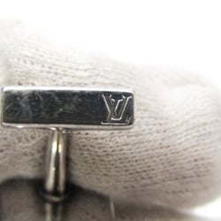 Louis Vuitton Damier Canvas,Silver 925 Fixed Backing Cufflinks Ebene,Silver Padlock and Key cufflinks M64600