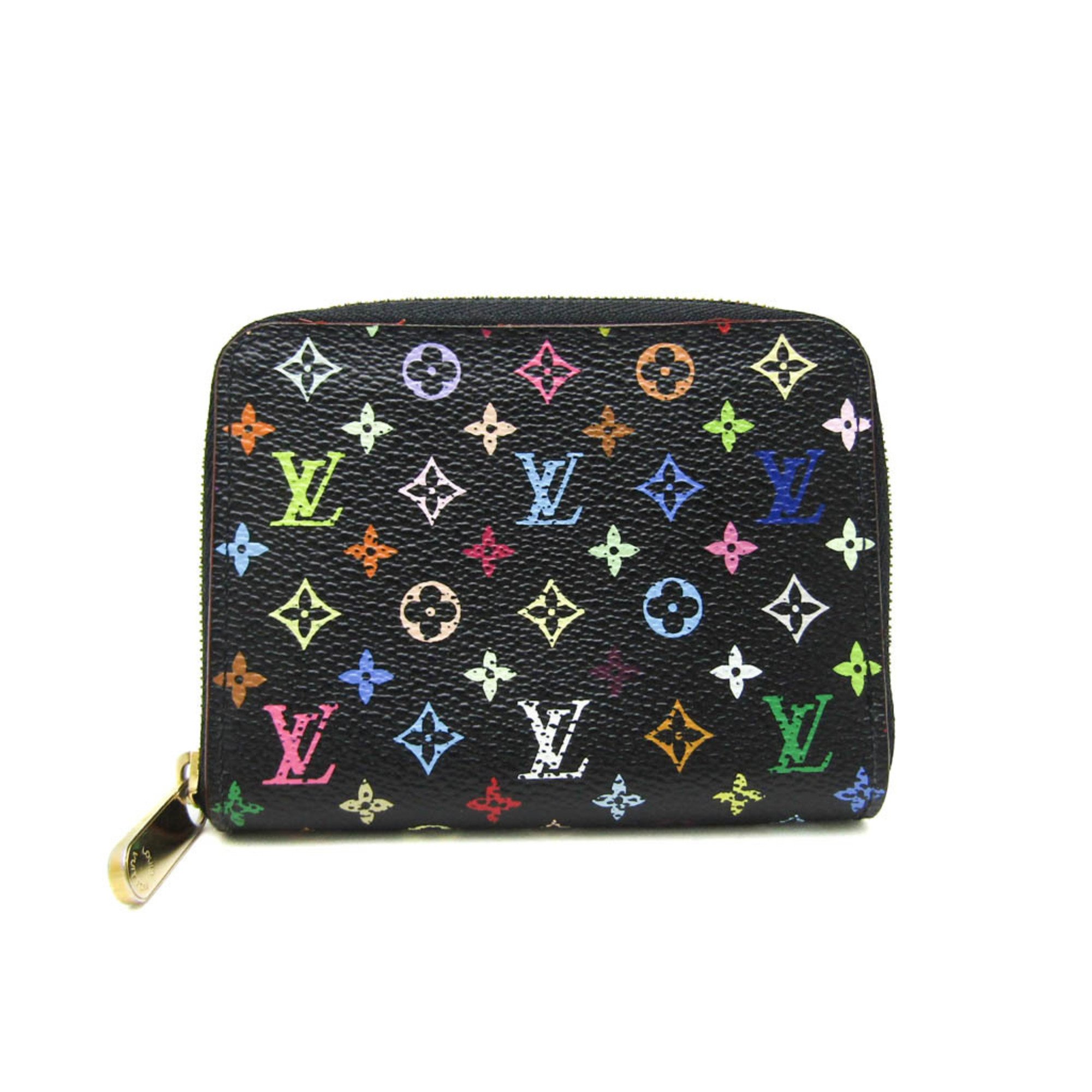 Louis Vuitton Monogram Multicolore Zippy Coin Purse M93740 Women's Monogram Multicolore Coin Purse/coin Case Grenade,Noir