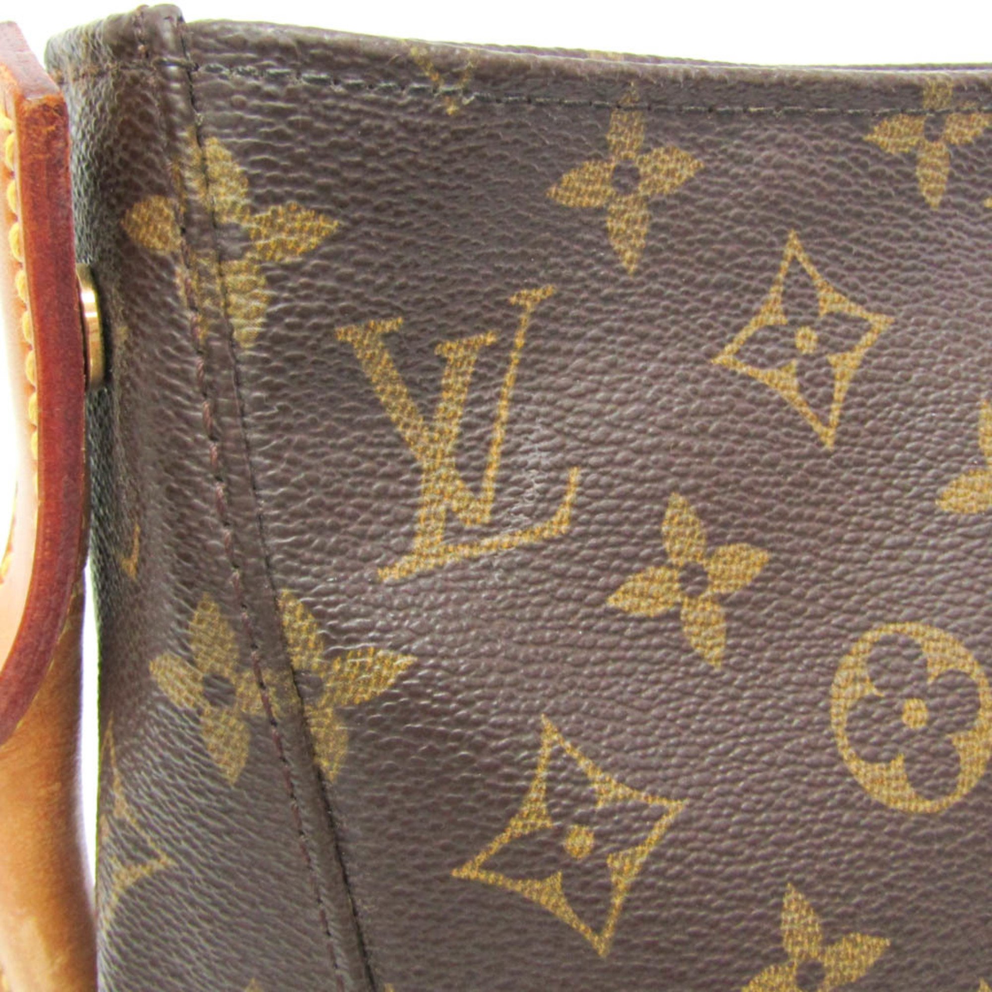 Louis Vuitton Monogram Looping GM M51145 Women's Shoulder Bag Brown