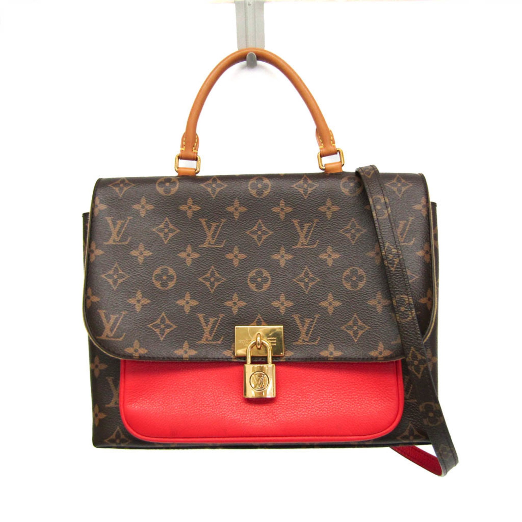 Louis Vuitton Monogram Marignan M44286 Women's Handbag,Shoulder Bag Coquelicots,Monogram