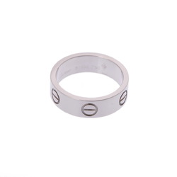 CARTIER Love Ring #51 Size 10.5 Women's K18 White Gold