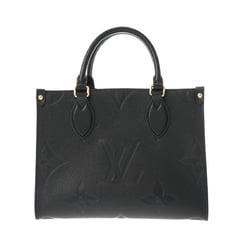 LOUIS VUITTON Louis Vuitton Monogram Empreinte On the Go PM Noir M45653 Women's Leather Handbag