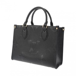 LOUIS VUITTON Louis Vuitton Monogram Empreinte On the Go PM Noir M45653 Women's Leather Handbag