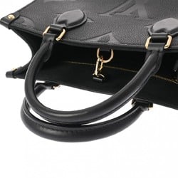 LOUIS VUITTON Louis Vuitton Monogram Empreinte On the Go PM Noir M45653 Women's Leather Handbag