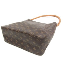 Louis Vuitton Monogram Looping GM M51145 Women's Shoulder Bag Brown