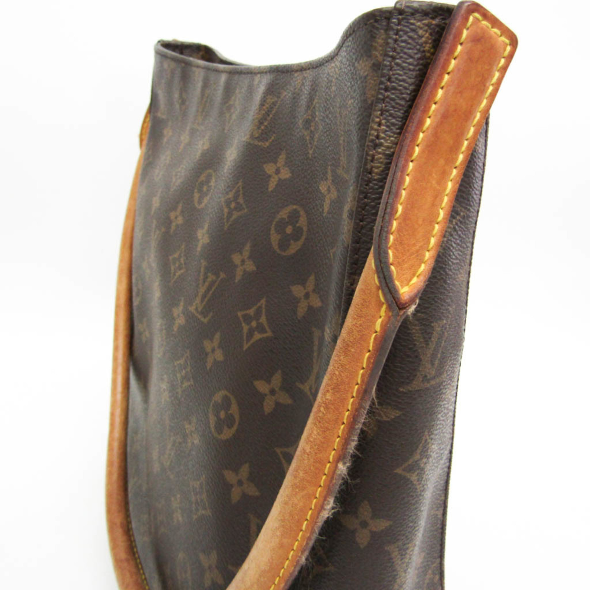 Louis Vuitton Monogram Looping GM M51145 Women's Shoulder Bag Brown