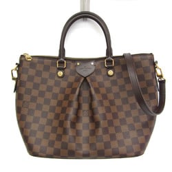 Louis Vuitton Damier Siena MM N41546 Women's Handbag Ebene