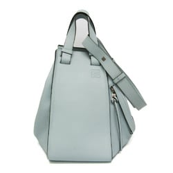 Loewe Hammock Medium Women's Leather Handbag,Shoulder Bag Light Blue