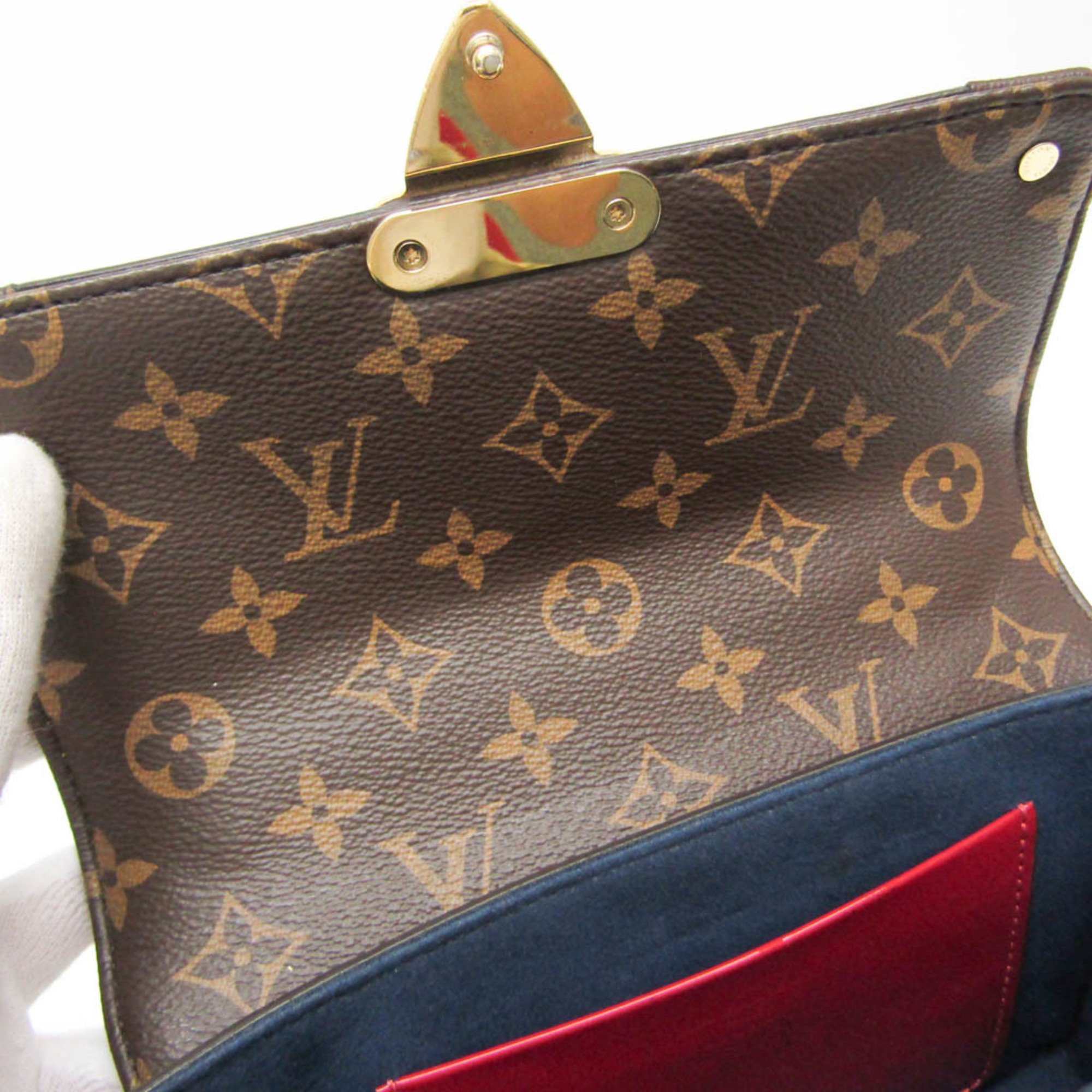 Louis Vuitton Vernis Wynwood PM M90517 Women's Shoulder Bag Brown,Navy,Red Color