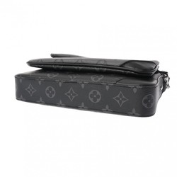 LOUIS VUITTON Louis Vuitton Monogram Eclipse Trio Black/Grey M69443 Men's Canvas Shoulder Bag