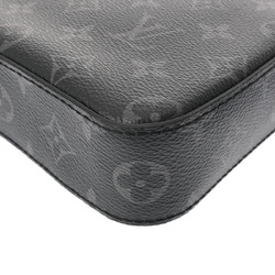 LOUIS VUITTON Louis Vuitton Monogram Eclipse Trio Black/Grey M69443 Men's Canvas Shoulder Bag