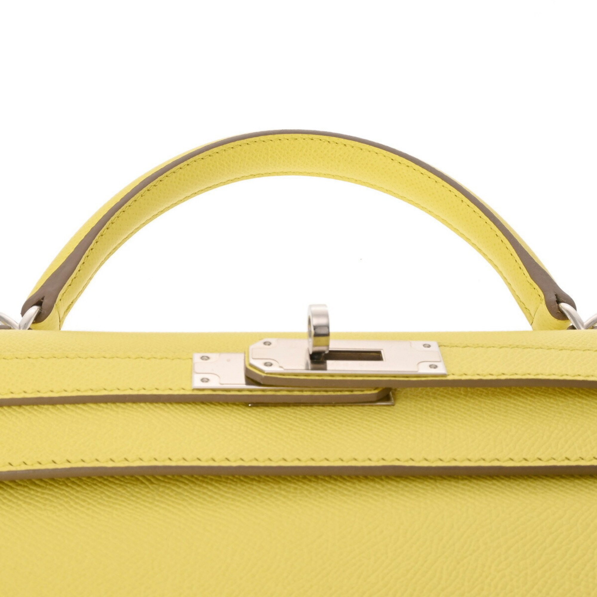 HERMES Kelly 32, outer stitching, souffle, Q stamp (around 2013), women's Epsom leather handbag