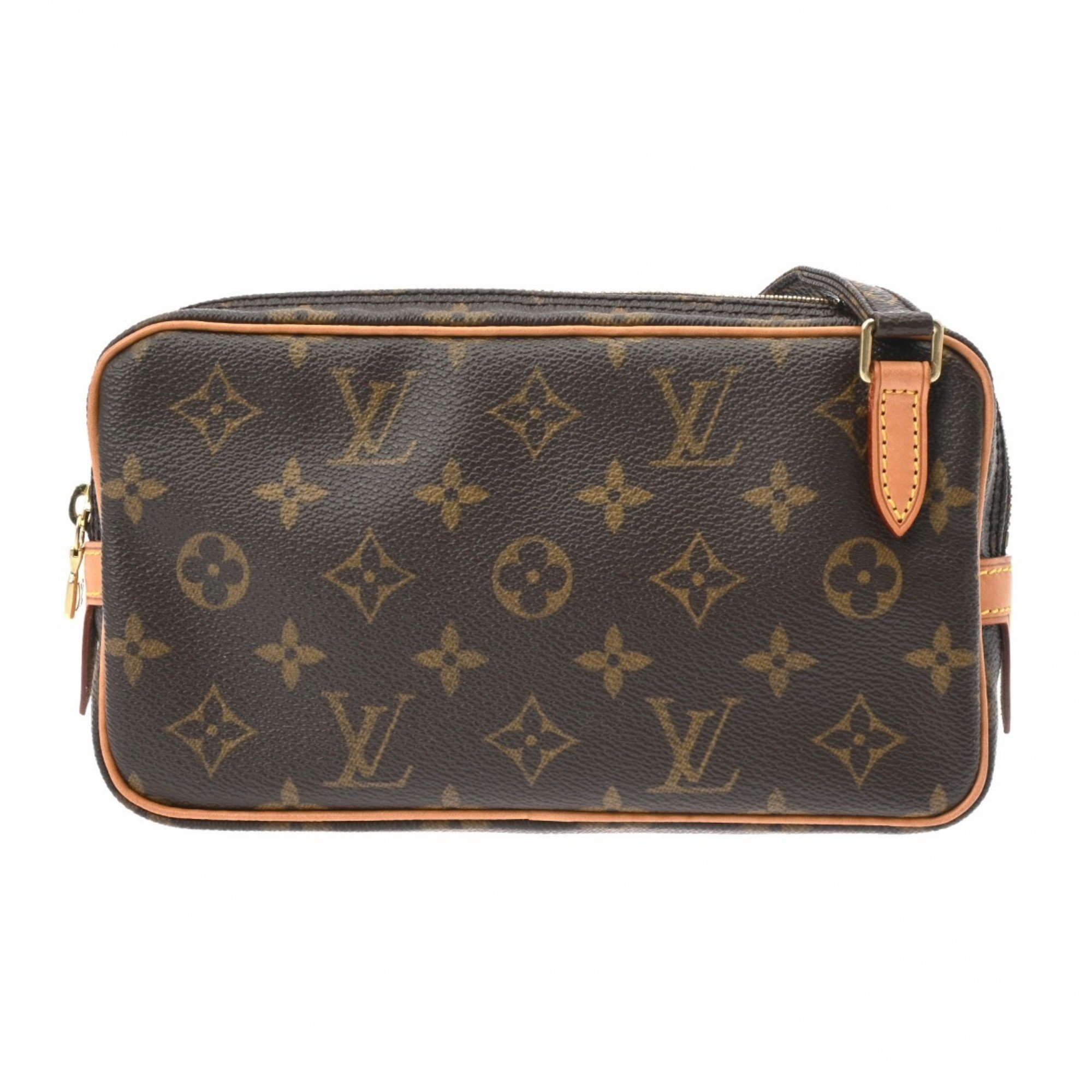 LOUIS VUITTON Louis Vuitton Monogram Marly Bandouliere Brown M51828 Women's Canvas Shoulder Bag