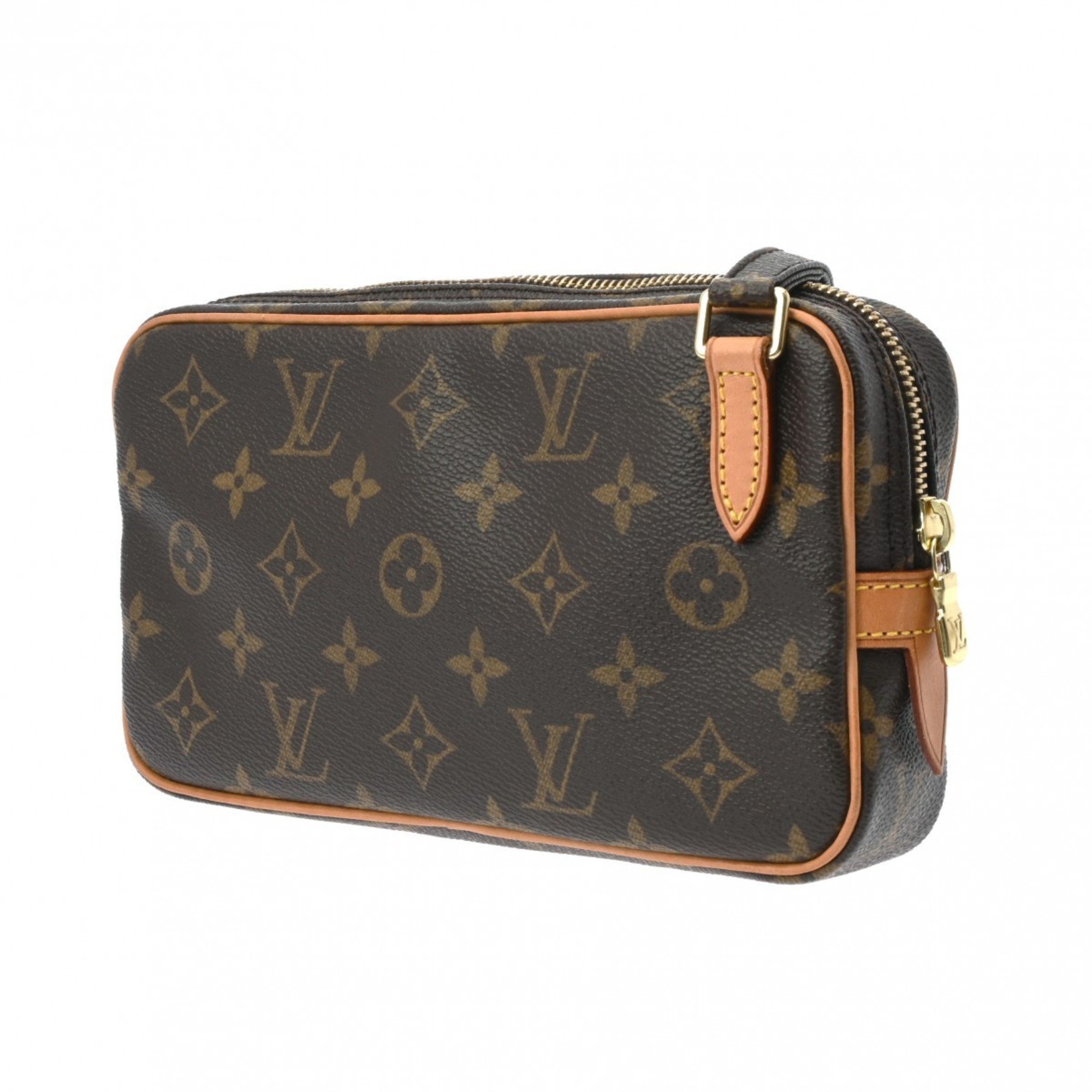 LOUIS VUITTON Louis Vuitton Monogram Marly Bandouliere Brown M51828 Women's Canvas Shoulder Bag