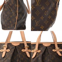 LOUIS VUITTON Monogram Palermo GM Brown M40146 Women's Canvas Shoulder Bag