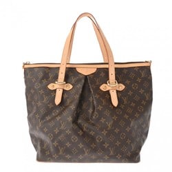 LOUIS VUITTON Monogram Palermo GM Brown M40146 Women's Canvas Shoulder Bag