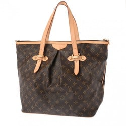 LOUIS VUITTON Monogram Palermo GM Brown M40146 Women's Canvas Shoulder Bag