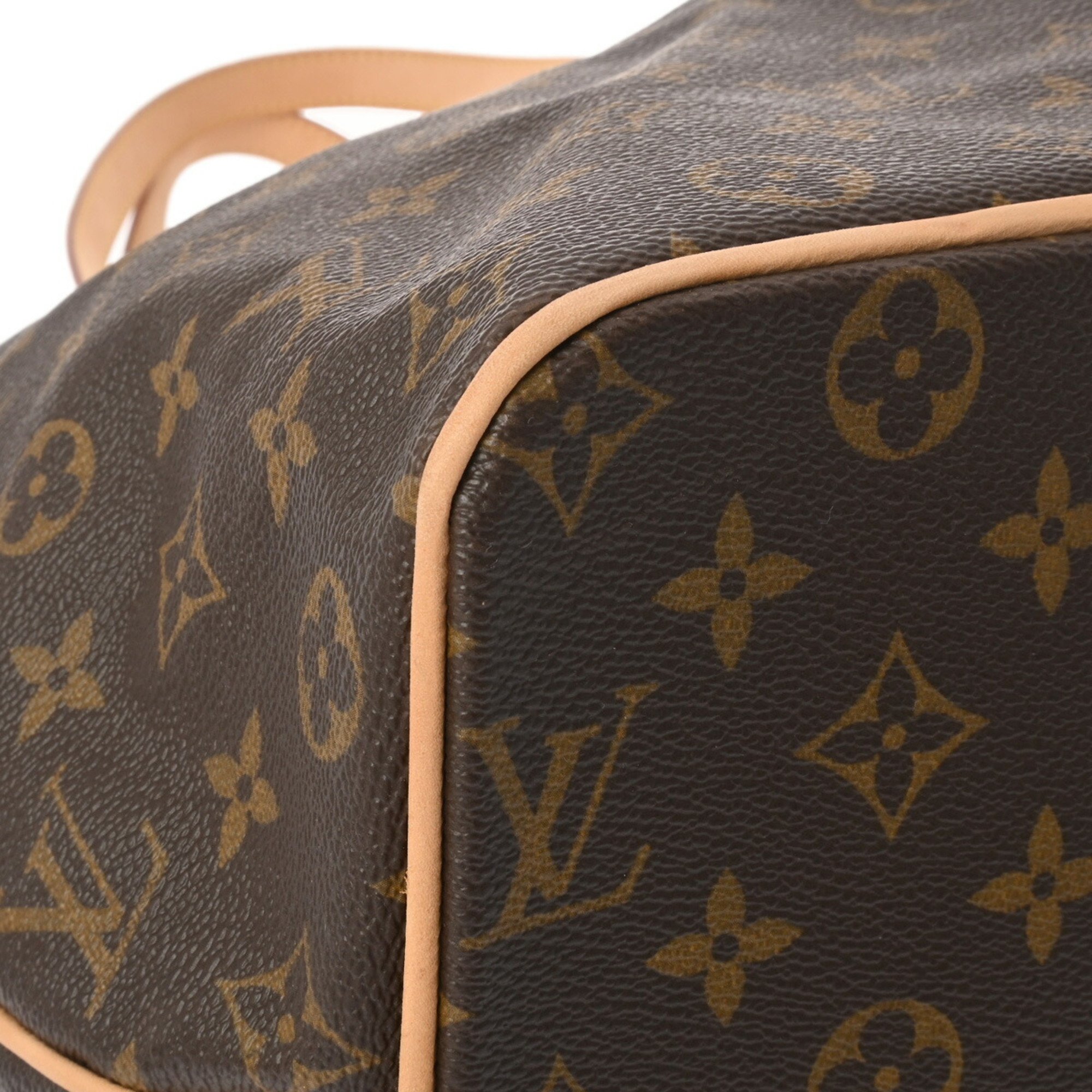 LOUIS VUITTON Monogram Palermo GM Brown M40146 Women's Canvas Shoulder Bag