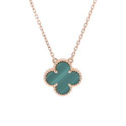 VAN CLEEF & ARPELS Alhambra Malachite Gold/Green VCARO9VA00 Women's 18K Yellow Gold Necklace