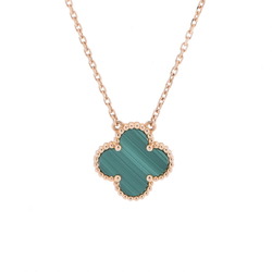 VAN CLEEF & ARPELS Alhambra Malachite Gold/Green VCARO9VA00 Women's 18K Yellow Gold Necklace