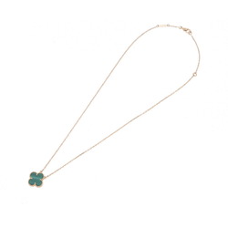 VAN CLEEF & ARPELS Alhambra Malachite Gold/Green VCARO9VA00 Women's 18K Yellow Gold Necklace