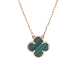 VAN CLEEF & ARPELS Alhambra Malachite Gold/Green VCARO9VA00 Women's 18K Yellow Gold Necklace