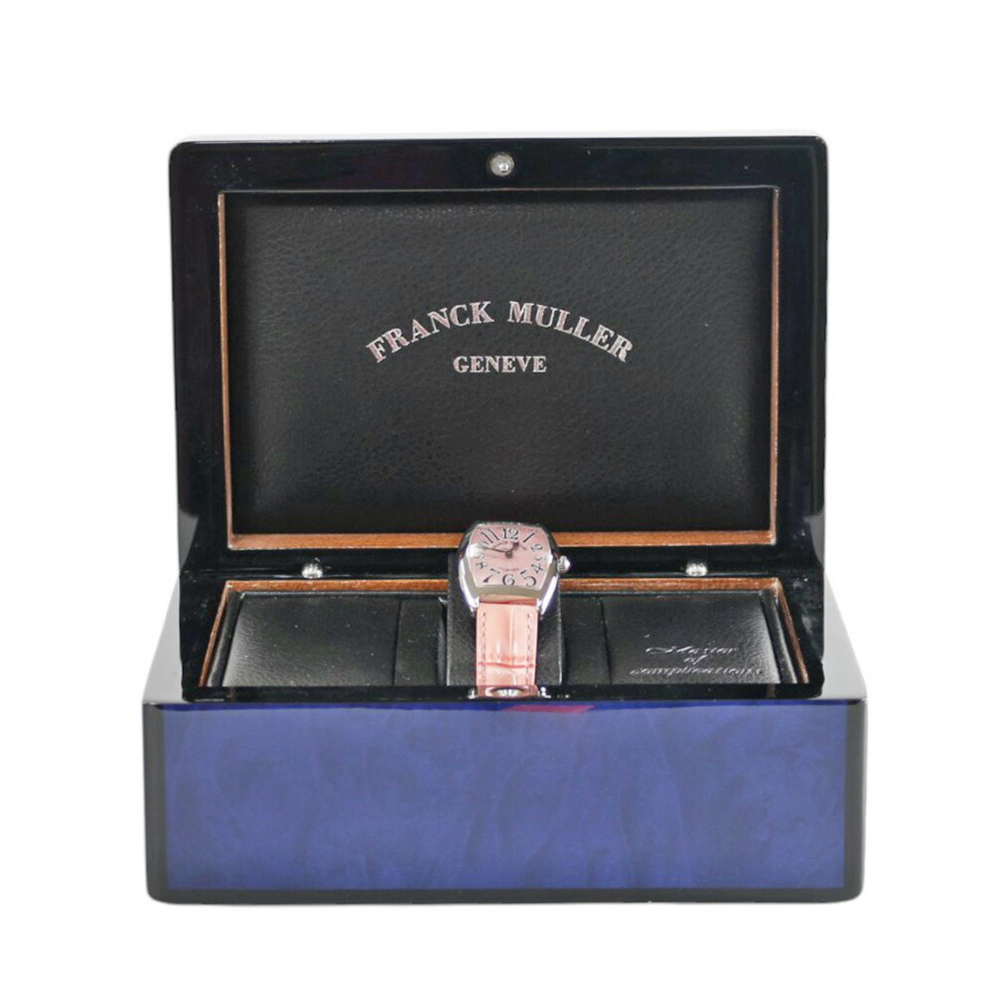 Franck Muller Tono Curvex Watch Stainless Steel 1752 Quartz Ladies FRANCK MULLER