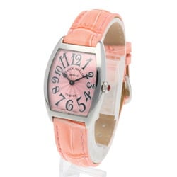 Franck Muller Tono Curvex Watch Stainless Steel 1752 Quartz Ladies FRANCK MULLER