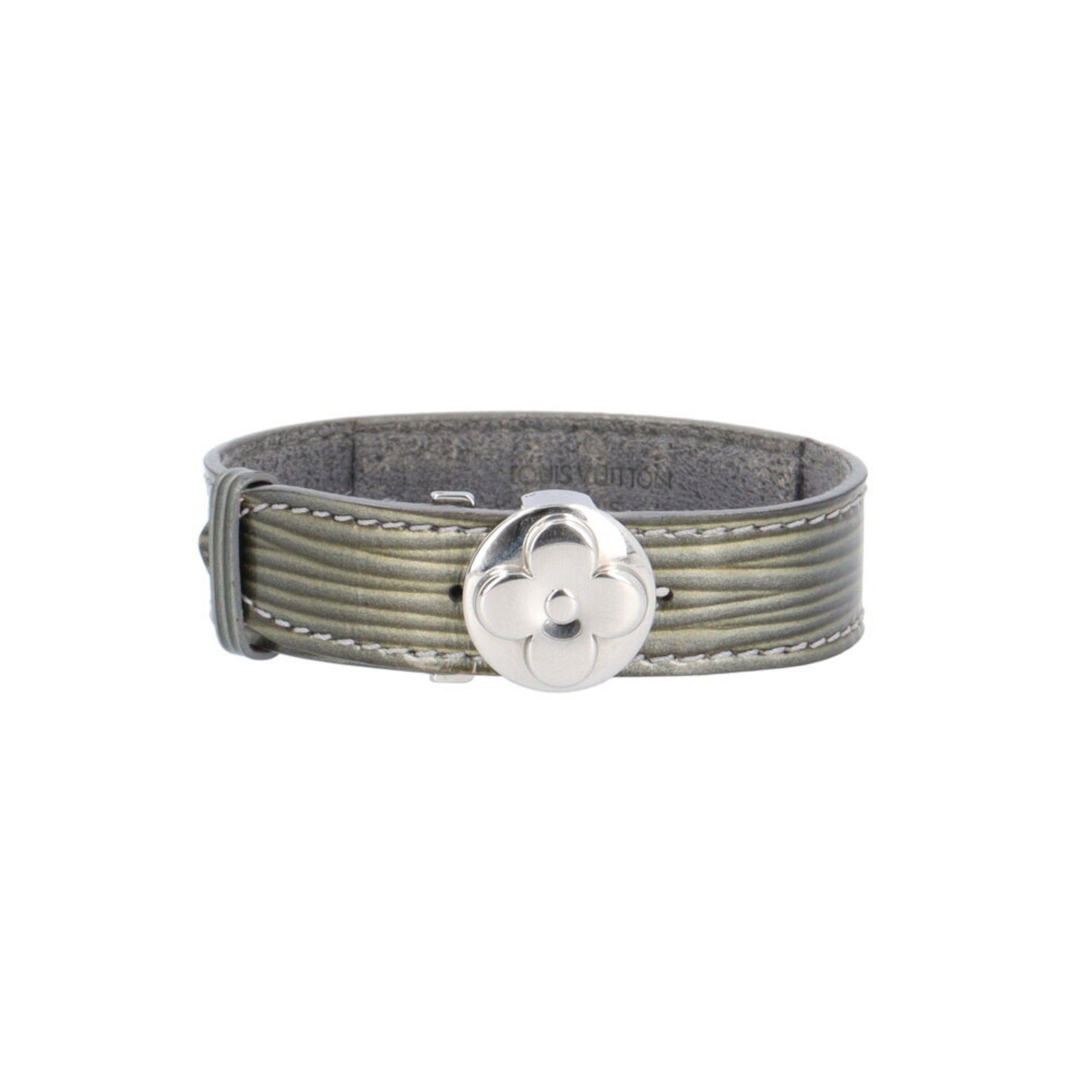 Louis Vuitton Good Luck Bracelet Cyber Epi Metal M99083 Women's LOUIS VUITTON